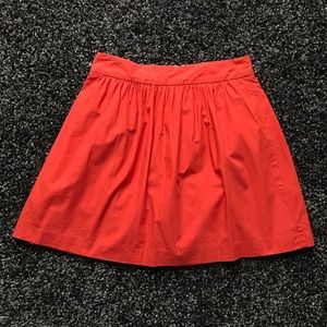 Banana Republic High-Waisted Skirt Burnt Orange